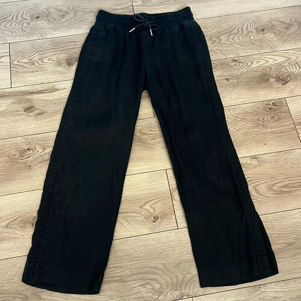 Quince Black Linen pants